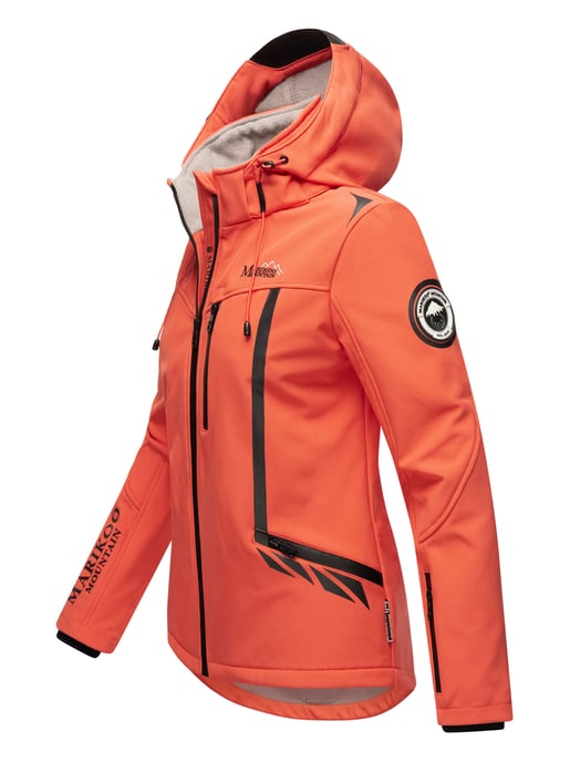 Marikoo chaqueta softshell mujer – Mount-Cho-Oyu con capucha desmontable - Image 3