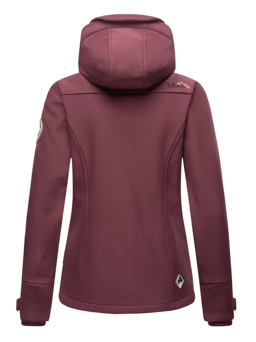 Marikoo chaqueta softshell mujer – Kleine Zicke cálida con capucha y forro polar - Image 5