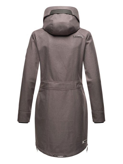 Marikoo chaqueta softshell mujer – Racquellee con capucha y forro polar - Image 4