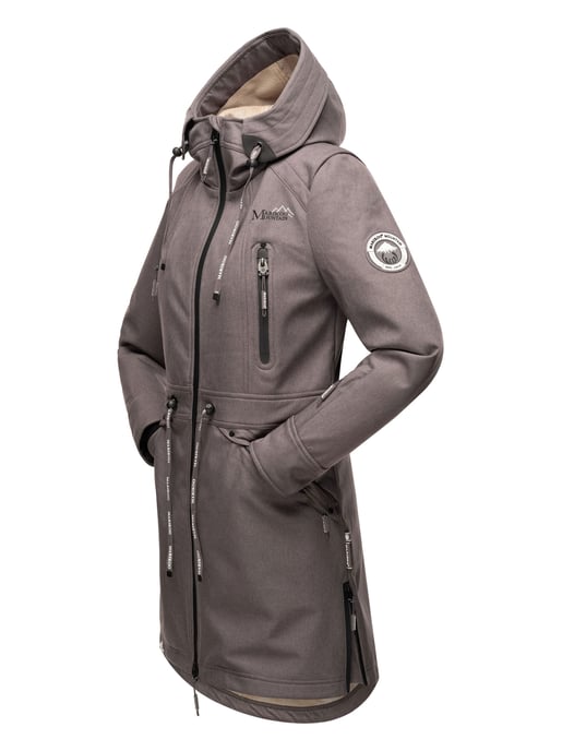 Marikoo chaqueta softshell mujer – Racquellee con capucha y forro polar - Image 5
