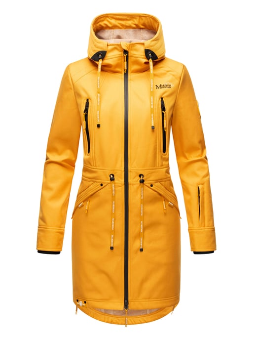 Marikoo chaqueta softshell mujer – Racquellee con capucha y forro polar - Image 2