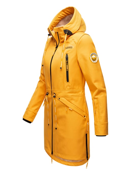 Marikoo chaqueta softshell mujer – Racquellee con capucha y forro polar - Image 3