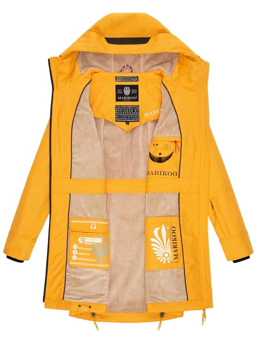 Marikoo chaqueta softshell mujer – Racquellee con capucha y forro polar - Image 6