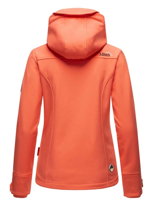 Marikoo chaqueta softshell mujer – Kleine Zicke cálida con capucha y forro polar - Image 4