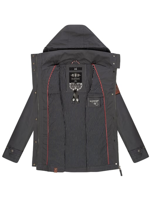 Chaqueta ligera de entretiempo Marikoo para mujer con capucha desmontable - Image 6