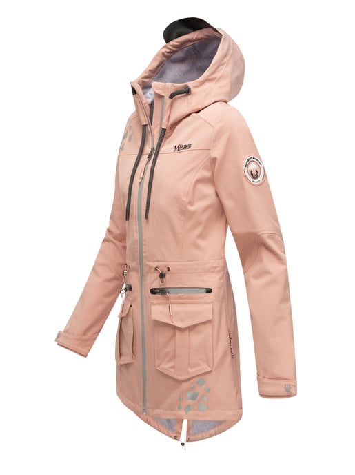 Marikoo chaqueta softshell mujer – Ulissaa con capucha y detalles reflectantes - Image 3