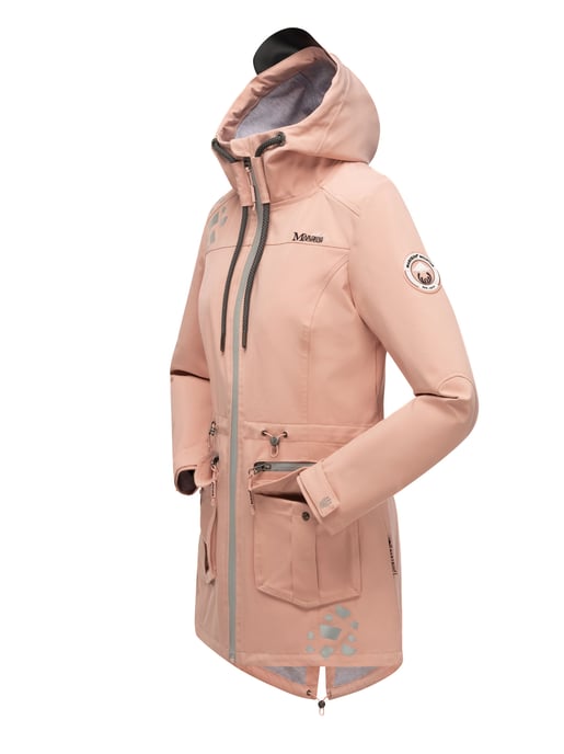Marikoo chaqueta softshell mujer – Ulissaa con capucha y detalles reflectantes - Image 4