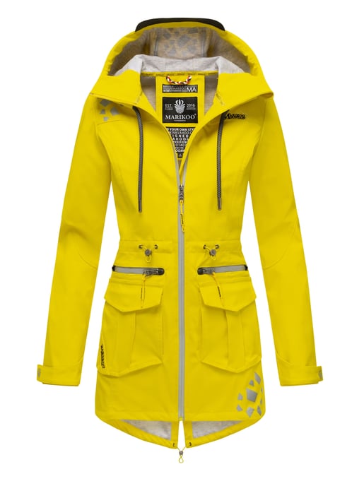 Marikoo chaqueta softshell mujer – Ulissaa con capucha y detalles reflectantes - Image 1