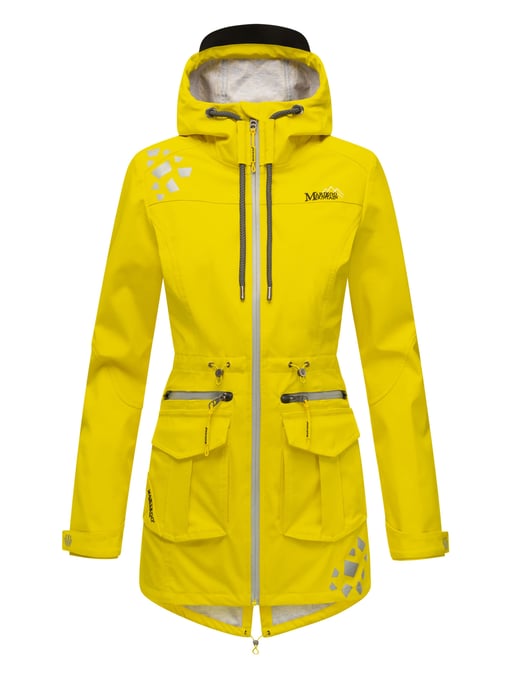 Marikoo chaqueta softshell mujer – Ulissaa con capucha y detalles reflectantes - Image 2