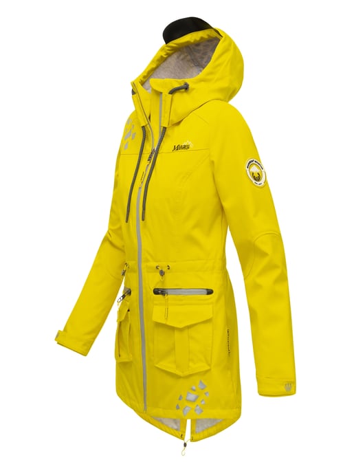 Marikoo chaqueta softshell mujer – Ulissaa con capucha y detalles reflectantes - Image 3