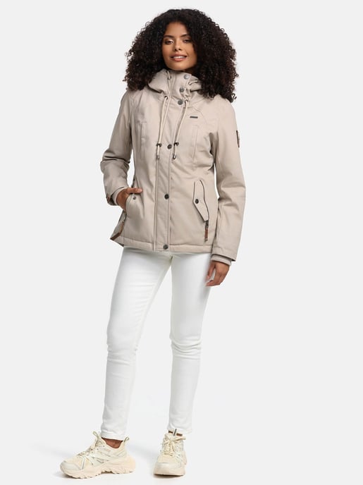 Chaqueta de invierno Marikoo para mujer con capucha y forro de borreguito - Image 6