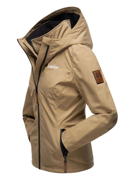 Chaqueta de entretiempo Marikoo Erdbeere para mujer con doble cuello y forro polar - Image 4