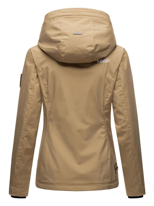 Chaqueta de entretiempo Marikoo Erdbeere para mujer con doble cuello y forro polar - Image 5