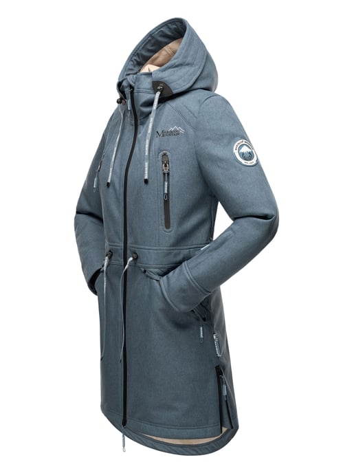 Marikoo chaqueta softshell mujer – Racquellee con capucha y forro polar - Image 5