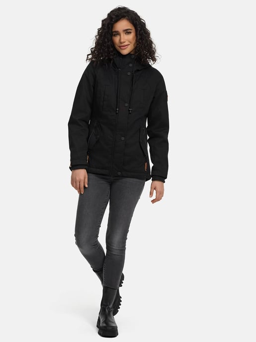 Chaqueta de invierno Marikoo para mujer con capucha y forro de borreguito - Image 6