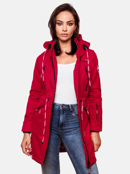 Marikoo chaqueta softshell mujer – Racquellee con capucha y forro polar - Image 2