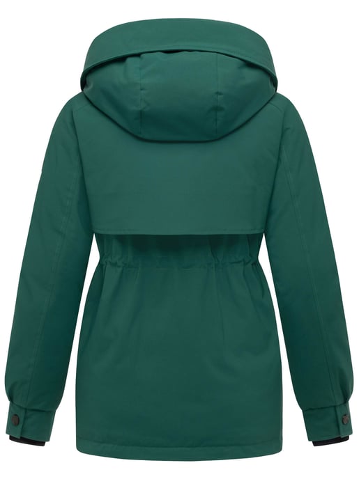 Chaqueta de invierno Marikoo Shigaraa para mujer con capucha desmontable y bolsillos magnéticos - Image 3