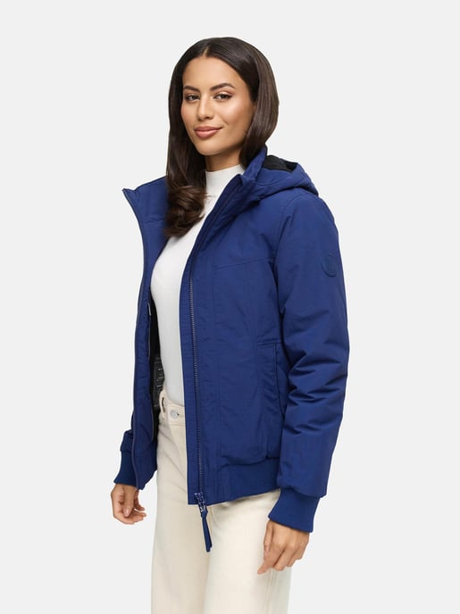 Chaqueta de invierno Marikoo Mooni 16 para mujer estilo bomber con capucha - Image 6