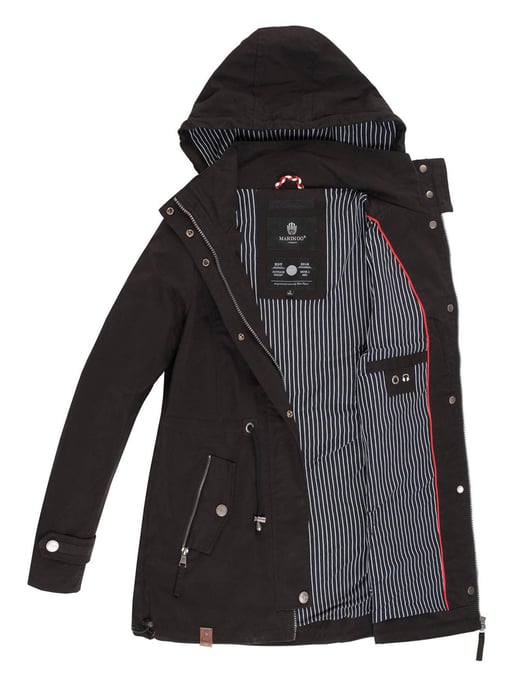 Chaqueta ligera de entretiempo Marikoo para mujer con capucha desmontable - Image 4