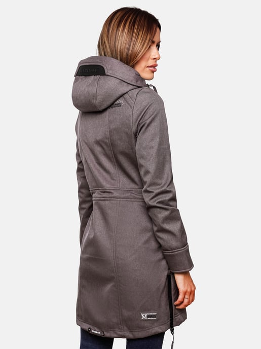 Marikoo chaqueta softshell mujer – Racquellee con capucha y forro polar - Image 4