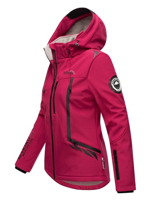 Marikoo chaqueta softshell mujer – Mount-Cho-Oyu con capucha desmontable - Image 3