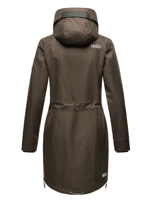 Marikoo chaqueta softshell mujer – Racquellee con capucha y forro polar - Image 4