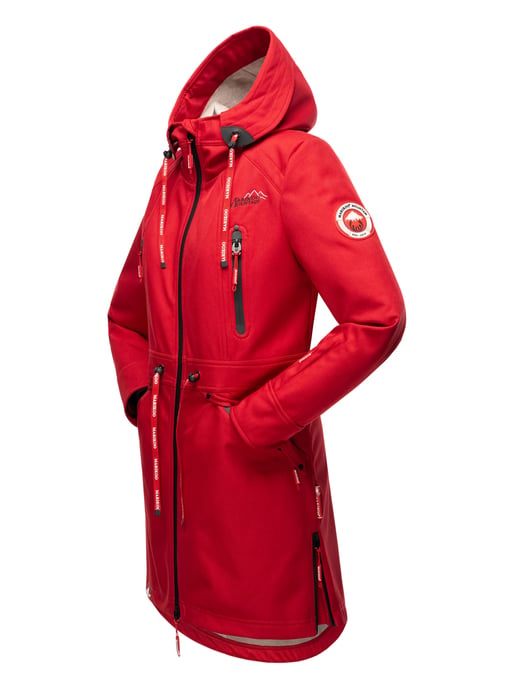 Marikoo chaqueta softshell mujer – Racquellee con capucha y forro polar - Image 5