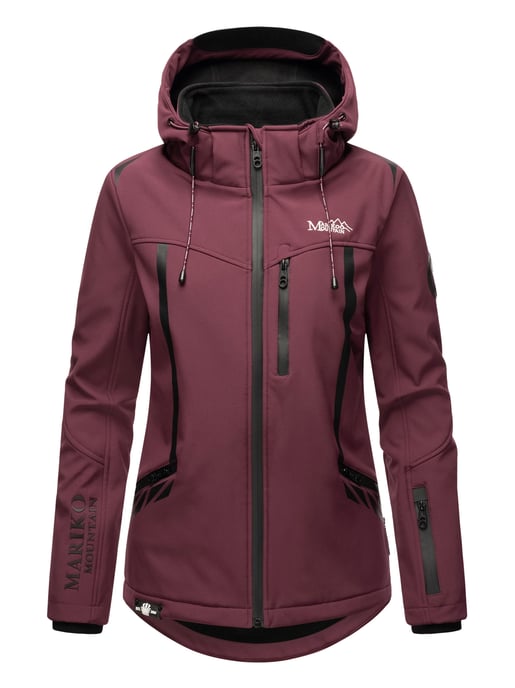 Marikoo chaqueta softshell mujer – Mount-Cho-Oyu con capucha desmontable - Image 2