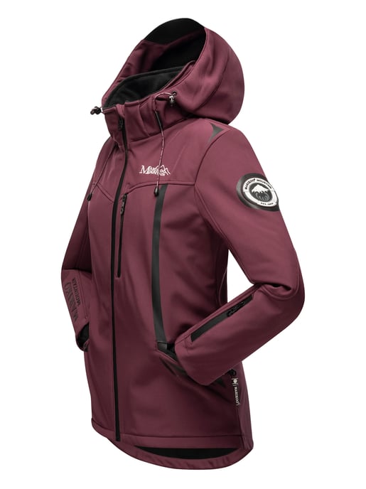 Marikoo chaqueta softshell mujer – Mount-Cho-Oyu con capucha desmontable - Image 4