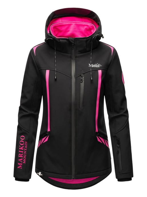Marikoo chaqueta softshell mujer – Mount-Cho-Oyu con capucha desmontable - Image 2