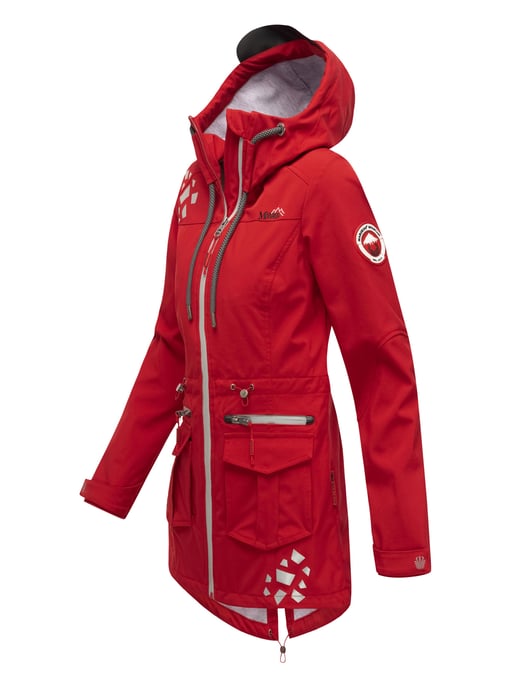 Marikoo chaqueta softshell mujer – Ulissaa con capucha y detalles reflectantes - Image 3