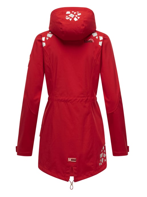 Marikoo chaqueta softshell mujer – Ulissaa con capucha y detalles reflectantes - Image 5