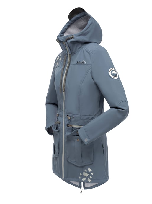 Marikoo chaqueta softshell mujer – Ulissaa con capucha y detalles reflectantes - Image 4