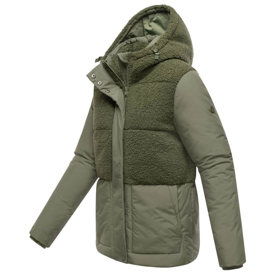Chaqueta de invierno Marikoo Sheeta para mujer con borreguillo y capucha - Image 2