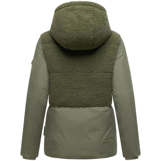 Chaqueta de invierno Marikoo Sheeta para mujer con borreguillo y capucha - Image 3