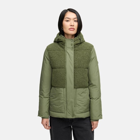 Chaqueta de invierno Marikoo Sheeta para mujer con borreguillo y capucha - Image 5