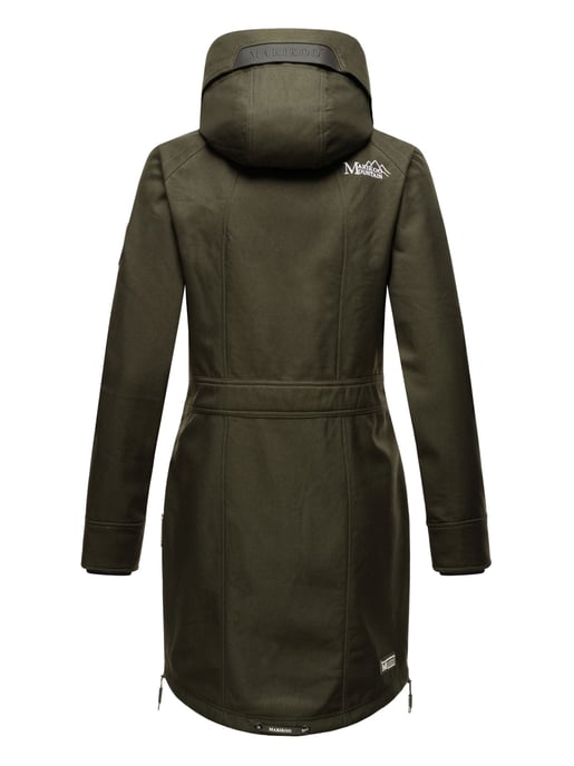 Marikoo chaqueta softshell mujer – Racquellee con capucha y forro polar - Image 4