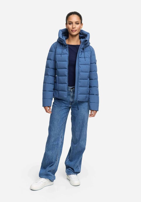 Chaqueta acolchada de invierno Marikoo Tayenaa para mujer con capucha y bolsillos forrados - Image 6