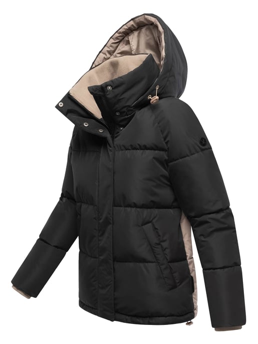 Chaqueta acolchada de mujer Marikoo Omariaa con diseño bicolor y capucha desmontable - Image 2