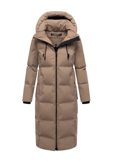 Abrigo acolchado de invierno Marikoo Tikoraa para mujer con capucha desmontable - Image 1