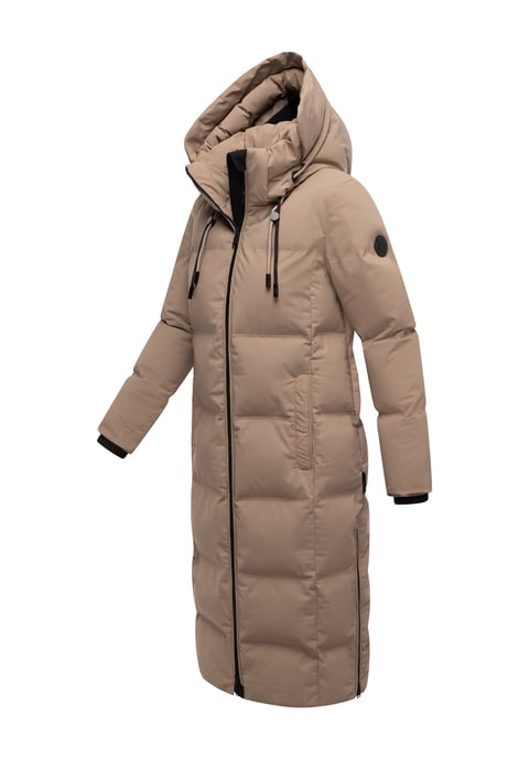 Abrigo acolchado de invierno Marikoo Tikoraa para mujer con capucha desmontable - Image 3