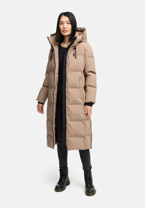 Abrigo acolchado de invierno Marikoo Tikoraa para mujer con capucha desmontable - Image 5