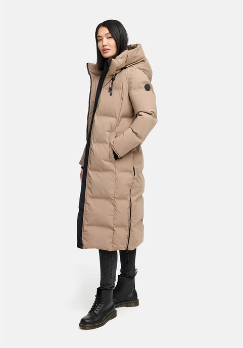 Abrigo acolchado de invierno Marikoo Tikoraa para mujer con capucha desmontable - Image 6