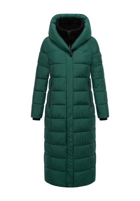 Abrigo acolchado Marikoo Pakoraa para mujer con cuello de peluche desmontable - Image 2