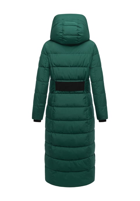 Abrigo acolchado Marikoo Pakoraa para mujer con cuello de peluche desmontable - Image 4