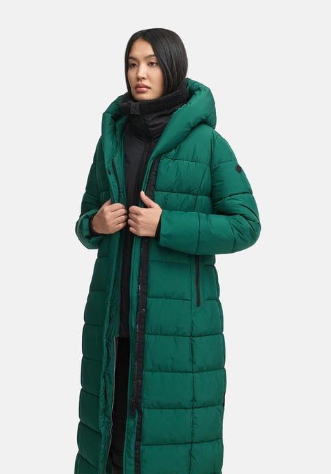 Abrigo acolchado Marikoo Pakoraa para mujer con cuello de peluche desmontable - Image 6