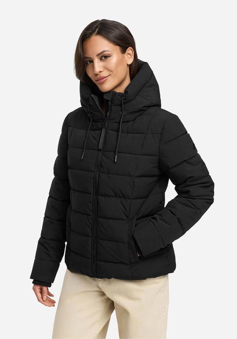 Chaqueta acolchada de invierno Marikoo Tayenaa para mujer con capucha y bolsillos forrados - Image 5