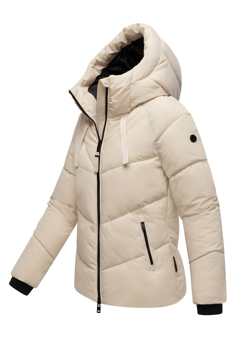Chaqueta acolchada de invierno Marikoo Kwamee para mujer con capucha y cremallera bidireccional - Image 2