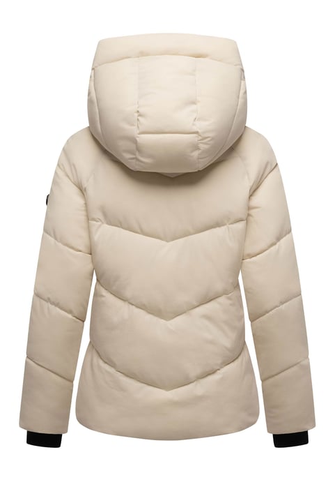 Chaqueta acolchada de invierno Marikoo Kwamee para mujer con capucha y cremallera bidireccional - Image 3