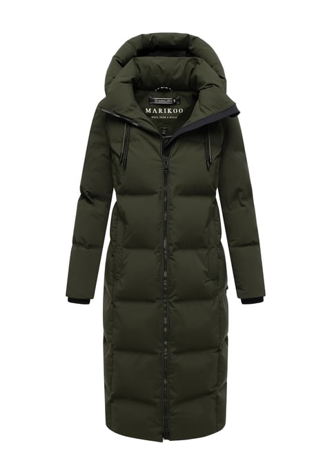 Abrigo acolchado de invierno Marikoo Tikoraa para mujer con capucha desmontable - Image 1